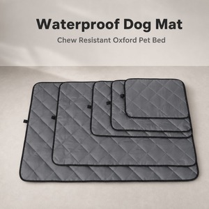 Wasserdichte Hundematte, bissfeste Oxford-Haustierbettmatte, waschbare, kühlende, rutschfeste Hundematratze für große Hunde, für den Innen- und Autogebrauch - Product Image 2