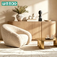 Ensemble de canapés durables pour salon, canapé en tissu, siège cascade, fauteuil simple en peau de mouton, coussins moelleux et confortables pour hôtel et appartement