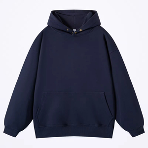 <b>Men's</b> Hoodies Sweatshirts Heavyweight <b>Pullover</b> Streetwear 100% Cotton Puff Printing Custom Oversized Hoodie for <b>Men</b> - Product Image 5
