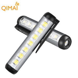 Linterna de Bolsillo Qimai 3050 LED Recargable con Clip y Imán, Portátil, Ligera, Carga USB - Product Image 1