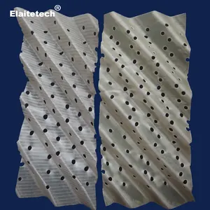 PP, RPP, PPC, PE, CPVC, PVDF Plastic structured packing for absorption tower