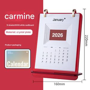 Toptan baskı tedarikçisi 2026 takvim kalite renkli program planlayıcısı masa danışma standı Flip tedarikçisi takvim baskı - Product Image 1