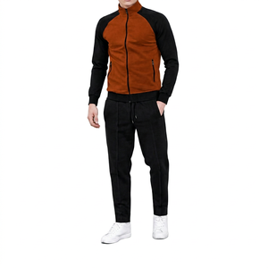 <b>Men's</b> Color Blocking Windproof Lightweight Tracksuit Full Sleeve <b>Turtleneck</b> Zipper Fly Side Pockets Regular Fit Autumn Casual - Product Image 1