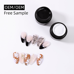 Vernis à ongles gel brillant de haute qualité, style français, non toxique, végétalien, écologique, pour usage professionnel - Product Image 4