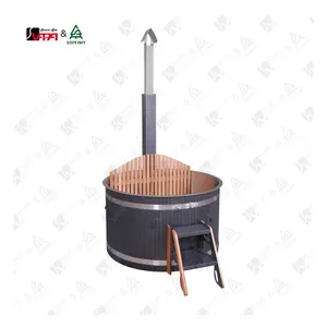 Vapasauna Direct Manufacturer Cedar Wooden Outdoor Hot Tub Spa Hot Sale Wood Bath Tub Bathtub