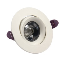Downlights LED modernes miniatures en aluminium anti-éblouissement, étanches IP44, AC 165-265V, 5W, 9W, 12W, encastrés sans cadre