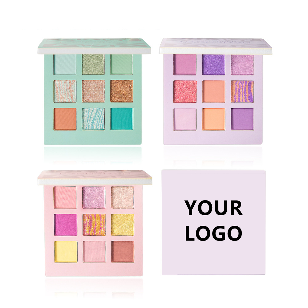 Палитра теней для век, 9 цветов