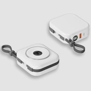 Banco de Energía Magnético <span class=keywords><strong>Mini</strong></span> Magsafer de Carga Rápida de 10000 mAh con Cables Integrados y Pantalla LED, Banco de Energía Magnético Inalámbrico para <span class=keywords><strong>iPhone</strong></span> - Product Image 4
