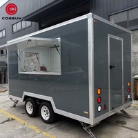 Remorque de cuisine mobile Cogsun, chariot à hot-dogs, churros, café, maïs sucré, hamburgers, remorque de concession alimentaire mobile