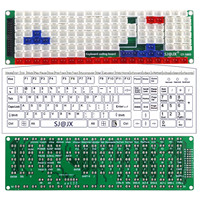 Carte d'encodeur de joystick de développement SHIJING, contrôleur de jeu DIY, LED filaire, 104 touches, arcade, média, musique, USB