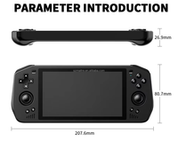 Console de jeu portable Powkiddy X28, écran tactile IPS de 5,5 pouces, 64 Go, Android 11, prise en charge du Wi-Fi, lecteur multimédia pour cadeau