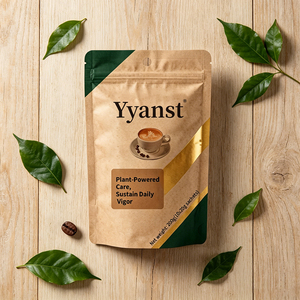 Poudre de café énergétique quotidienne à base de plantes 200g (10x20g Sachets) Boisson instantanée à énergie naturelle - Product Image 5