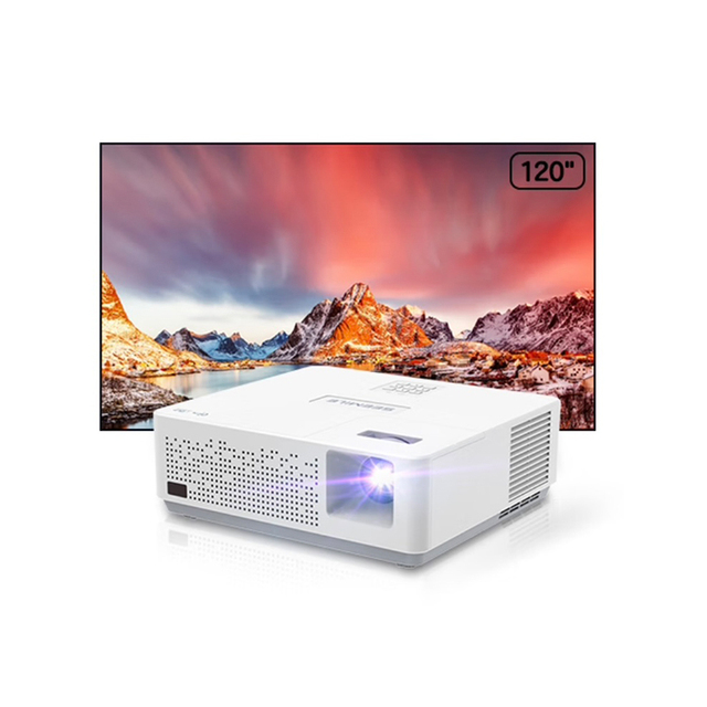 B400F NP 1080P High-Definition Classroom Projector 4000 ANSI Lumens Medium Telephoto Lens Portable Android 11 Conference Room