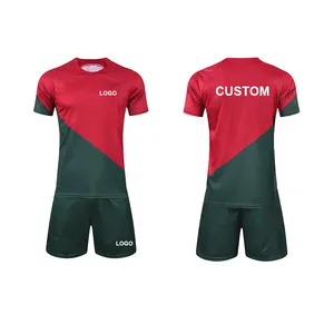 New Custom High Quality Men's Football Kits Jersey Set Team Club Soccer Wear Football Soccer Jersey Soccer Uniforms Sets