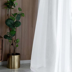Paravent de fenêtre en gaze d'os de poisson, cloison en tissu épaissi, rideaux transparents nordiques, vente en gros - Product Image 4
