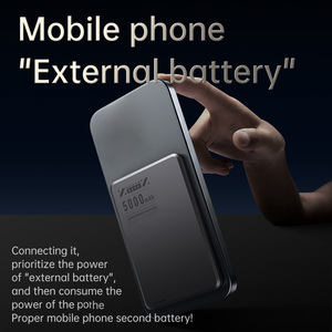 Hub <span class=keywords><strong>de</strong></span> <span class=keywords><strong>partage</strong></span> <span class=keywords><strong>de</strong></span> <span class=keywords><strong>batterie</strong></span> externe 50000mAh en alliage d'aluminium ultra fin magnétique 20W <span class=keywords><strong>batterie</strong></span> Li-polymère charge rapide - Product Image 6