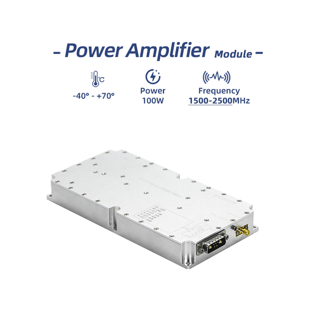Greetwin Customized 100W Anti Drone Power Amplifier Module 1500-2500MHz Anti FPV UAV Module with VCO Analog Signal Source