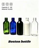 Bouteilles en verre miniatures de luxe de 60 ml avec bouchon à vis, forme carrée, estampage à chaud, diffuseur d'huiles essentielles