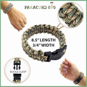 Bracelets de survie Paracord avec clip à dégagement rapide pour le camping - Product Image 5