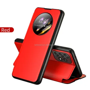 Mode Stand Livre Portefeuille PU Étui En Cuir Avec Fente Pour Carte Pour Samsung A55 A35 A25 A15 A05s couverture de téléphone arrière