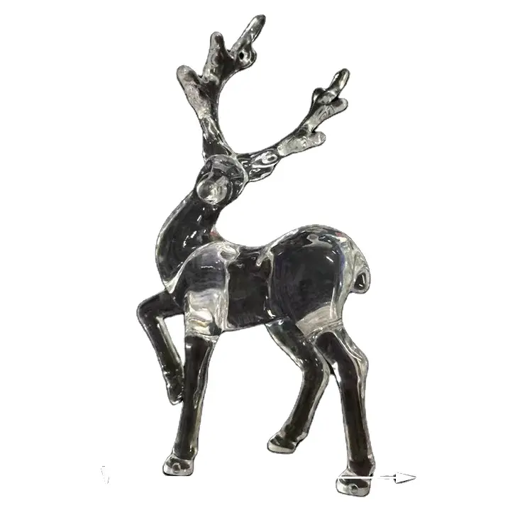 Decoración acrílica con colgante de ciervo para Navidad, cristal de Protección Ambiental, gran oferta