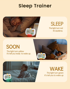 Ngày Và Đêm Đồng Hồ Trẻ Em Với Khóa Trẻ Em Và Chức Năng Báo Lại Hiển Thị Thời Gian Ngày Phim Hoạt Hình Đồng Hồ Báo Thức Cho Trẻ Em Dễ Dàng Đọc - Product Image 3