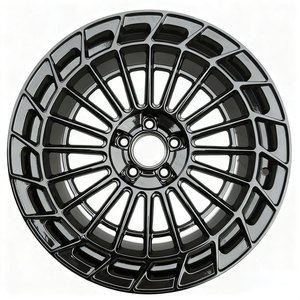 Jantes noires 5x112 de 19 pouces, jantes décalées pour voitures particulières, moyeux de roues pour <span class=keywords><strong>Mercedes</strong></span> W221 W222 W223 W212 W213 W214 - Product Image 1