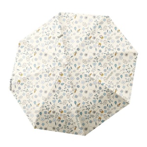 Parapluie de soleil anti-UV en caoutchouc noir à motif floral, double usage, pour femme, vente en gros, personnalisable avec logo - Product Image 5