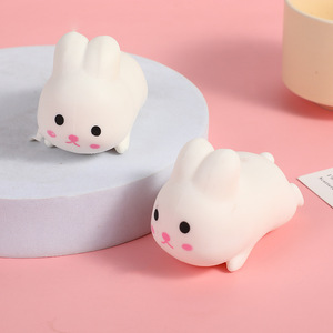 2025 Patent Squishy Rabbit Stress <b>Squeeze</b> Toy Anti-Anxiety Funny Pink Rabbit Rebound <b>Ball</b> Fidget Knead Sand Toy Stress Toy - Product Image 4