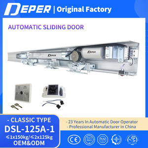 Trung tâm mua sắm lối vào thương mại Cảm biến cửa trượt tự động điều hành cho siêu thị khách sạn Trung tâm mua sắm - Product Image 2