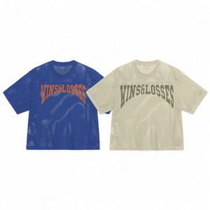 T-shirt Personalizzata Retrò in Mesh Stile Streetwear da Tifoso di Football Americano con Stampa Serigrafica e Grafica a Lettere, Vestibilità Boxy Corta, Colore Nero - Product Image 6