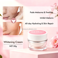 Crème réparatrice éclaircissante OTVENA, apaise les rougeurs, atténue les nouvelles taches solaires, éclaircit la peau, cosmétiques de finition.