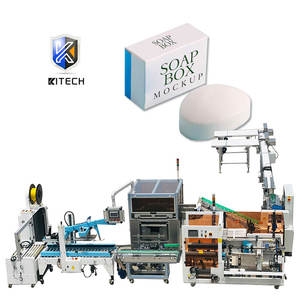 Machine à emballer automatique de carton de savon de bain de prix usine machine à cartonner de boîte de savon de toilette - Product Image 1