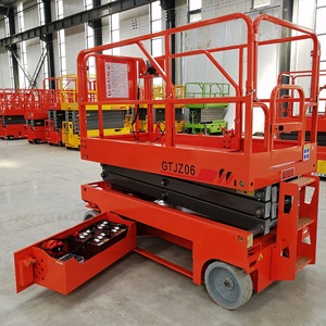 Plateforme élévatrice automotrice de 4 à 14 mètres, plateforme de travail chinoise, table élévatrice à ciseaux, prix de la plateforme élévatrice à ciseaux - Product Image 3
