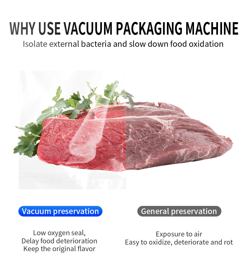 DZ-880/PD semi auto desktop vacuum sealer mini vacuum packaging machine for food rice meat fish