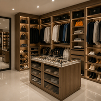 Armoire coulissante en bois massif, haute brillance, résistante à l'humidité, écologique, pour la décoration intérieure d'hôtel, livraison efficace