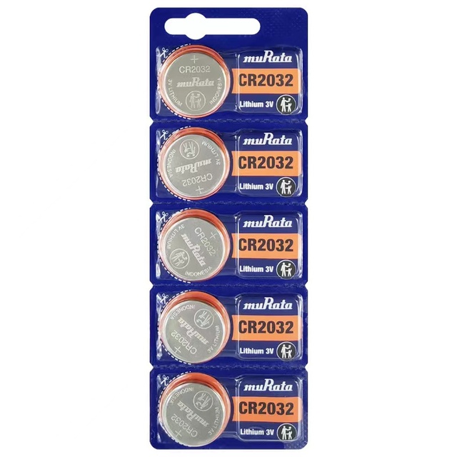 3V Lithium LiMnO2 Button Coin Cell Battery CR2032/CR2025/CR2016/CR1620/CR2450 Murata for Car Remote Consumer Home Appliances