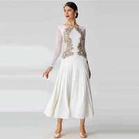M-2020 Nouvelle Robe De Danse De Salon Pour Les Filles Pratique Vêtements Nouvelle Valse Latine Norme Nationale Vêtements de Danse Moderne Robe De Danse
