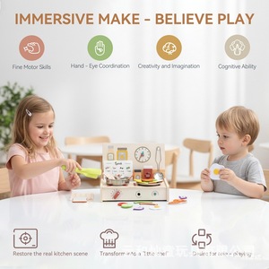 เกมตัวต่อโดมิโนไม้สำหรับเด็กอายุ 2 ถึง 4 ปี การเรียนรู้ขั้นต้นและการพัฒนาสติปัญญา ของเล่นจับคู่สีและลวดลาย - Product Image 5