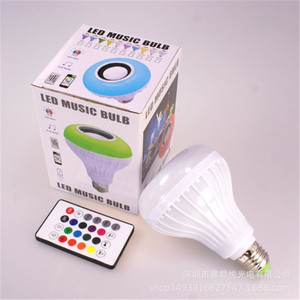 หลอดไฟ LED สำหรับดนตรี E27 เปลี่ยนสีได้ RGB พร้อมรีโมทคอนโทรลสำหรับไฟเวทีงานปาร์ตี้ - Product Image 3