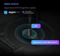 Contrôleur intelligent Wifi RF WT1 WT5 WB5 avec application Tuya et commande vocale pour bandes LED RGB RGBW RGBCCT dans l'automatisation de la maison intelligente