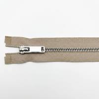 Fermeture éclair en métal allié argentée à glissière à verrouillage automatique, standard OEKO-TEX 100 3 #   5 #   8 #   Fermeture éclair personnalisée pour vêtements, sacs, chaussures
