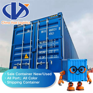 Kontainer Pengangkut Barang Laut Standar Bekas Murah 20GP 40HQ 45HQ 40OT Bersertifikat CSC Stok Kontainer Kering - Product Image 3