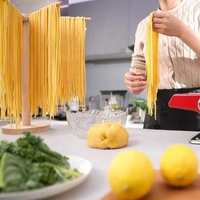 Séchoir à pâtes, grand séchoir à pâtes en bois pliable pour pâtes fraîches, nouilles, spaghetti, support de séchage