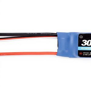 Controlador electrónico de velocidad (ESC) personalizable de 30A para aeronaves de control remoto de ala fija, ESC sin escobillas de 2-6S para drones - Product Image 6