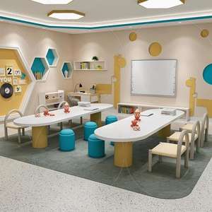 Silla Infantil Chiquitos, Mesa de Dibujo y Lectura, Muebles Modernos para Guardería, Jardín de Infancia y Aula Montessori - Product Image 3