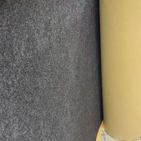 Offre Spéciale gros gris auto-adhésif feutre flanelle tissu polyester feutre pour Subwoofer haut-parleur meubles avec boîte Audio Shell