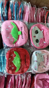 Borsa da scuola per bambini con scolari da 20cm, zaino con spalle da scuola, borsa di peluche imbottita, - Product Image 4