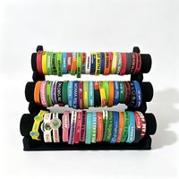 Bracelets en silicone personnalisés pas chers, résistants aux déchirures, gravés au laser pour cadeaux promotionnels et événements