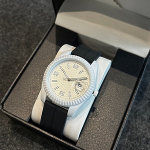 New Trend Men's Arabic Digital Watch <b>Magnetic</b> Buckle Silicone Strap Waterproof Men's Watch Wholesale - Product Image 2